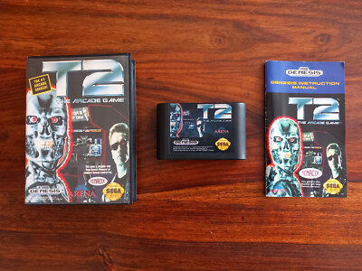 Sega GENESIS / MEGA DRIVE - T2 Terminator The Acrcade Game - Menacer - USA NTSC