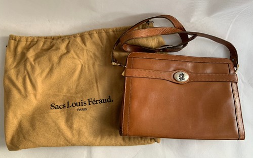 Sacs Louis Feraud Paris Tan Leather 