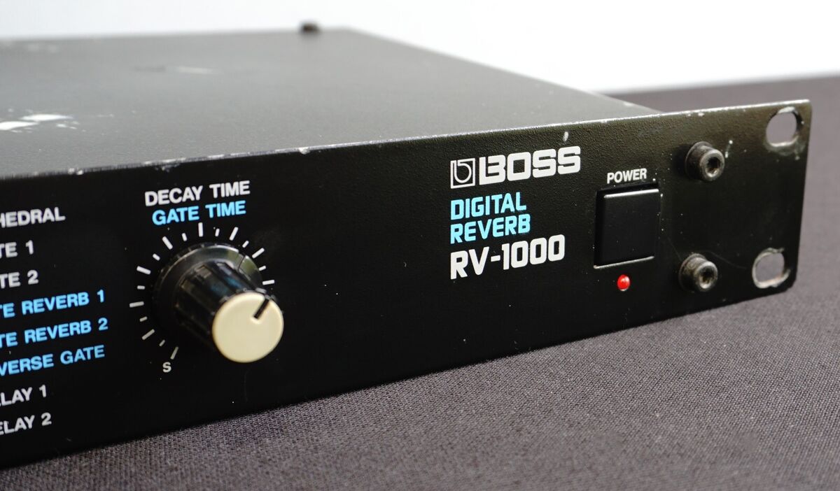 Boss RV-1000 Digital Reverb DSP 1U Effect Rack - 100V | eBay Boss RV-1000 Digital Reverb DSP 1U Effect Rack - 100V | eBay
