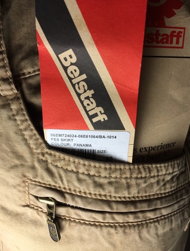 Autentica gonna in cotone Belstaff robusta stile safari taglia 40 - Foto 11 di 11