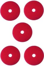 3M 12" Red Buffer Pads 5100 Full Case 61-5000-4490-6 Floor Strippers 5/Carton