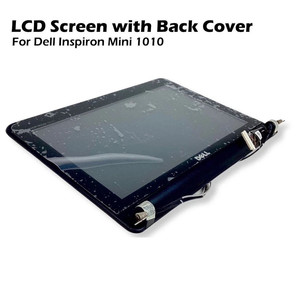Dell Inspiron Mini 10 1010 10.1" Complete LCD Screen Panel Assembly Black 1PNXN - Image 2 of 4