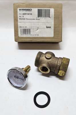 Uponor Wirsbo A2913210  TrueFlow  Manifold Thermometer Union