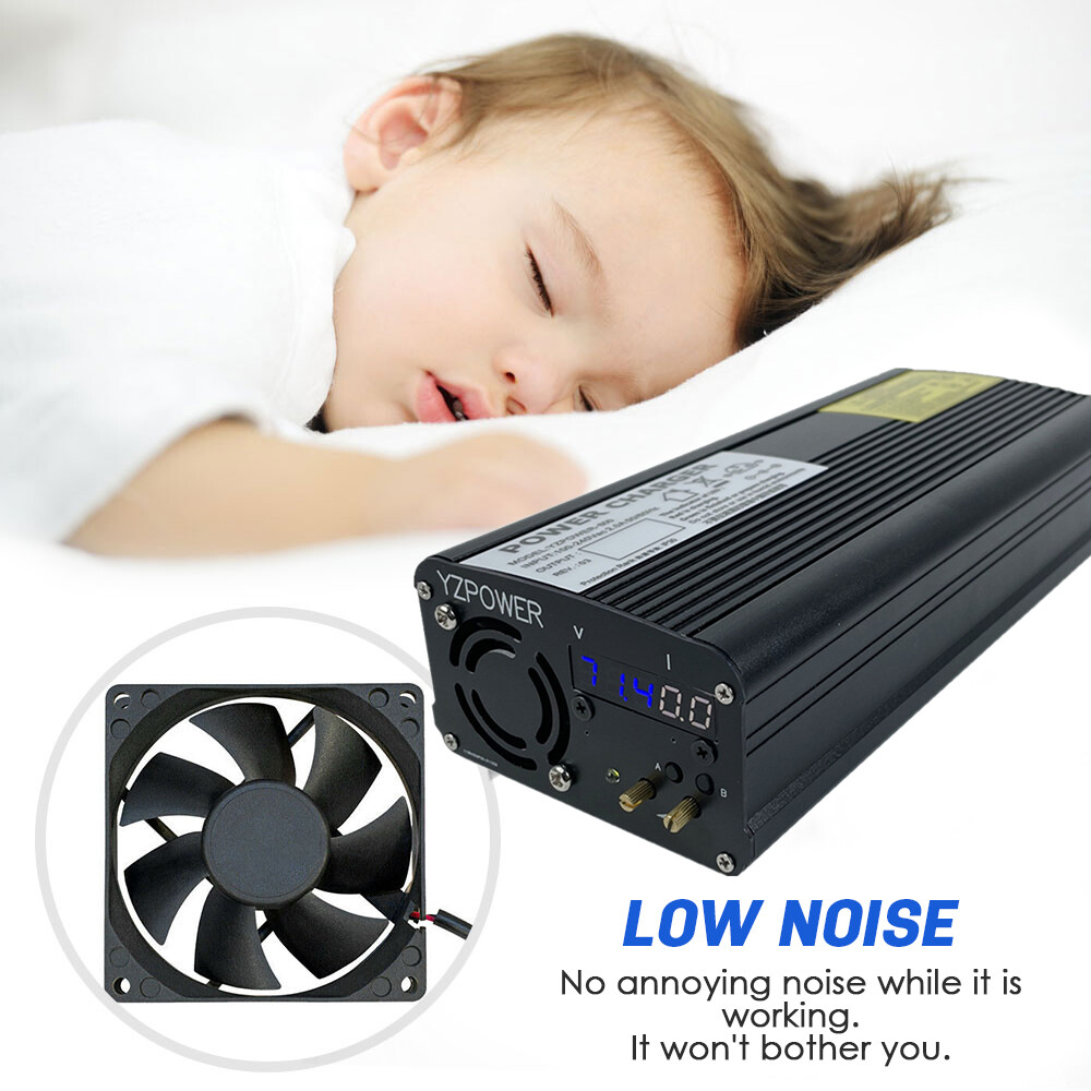 14.6V 10/20A AC/DC Lithium Battery Charger for 12V Lithium Iron LiFePO4 ...