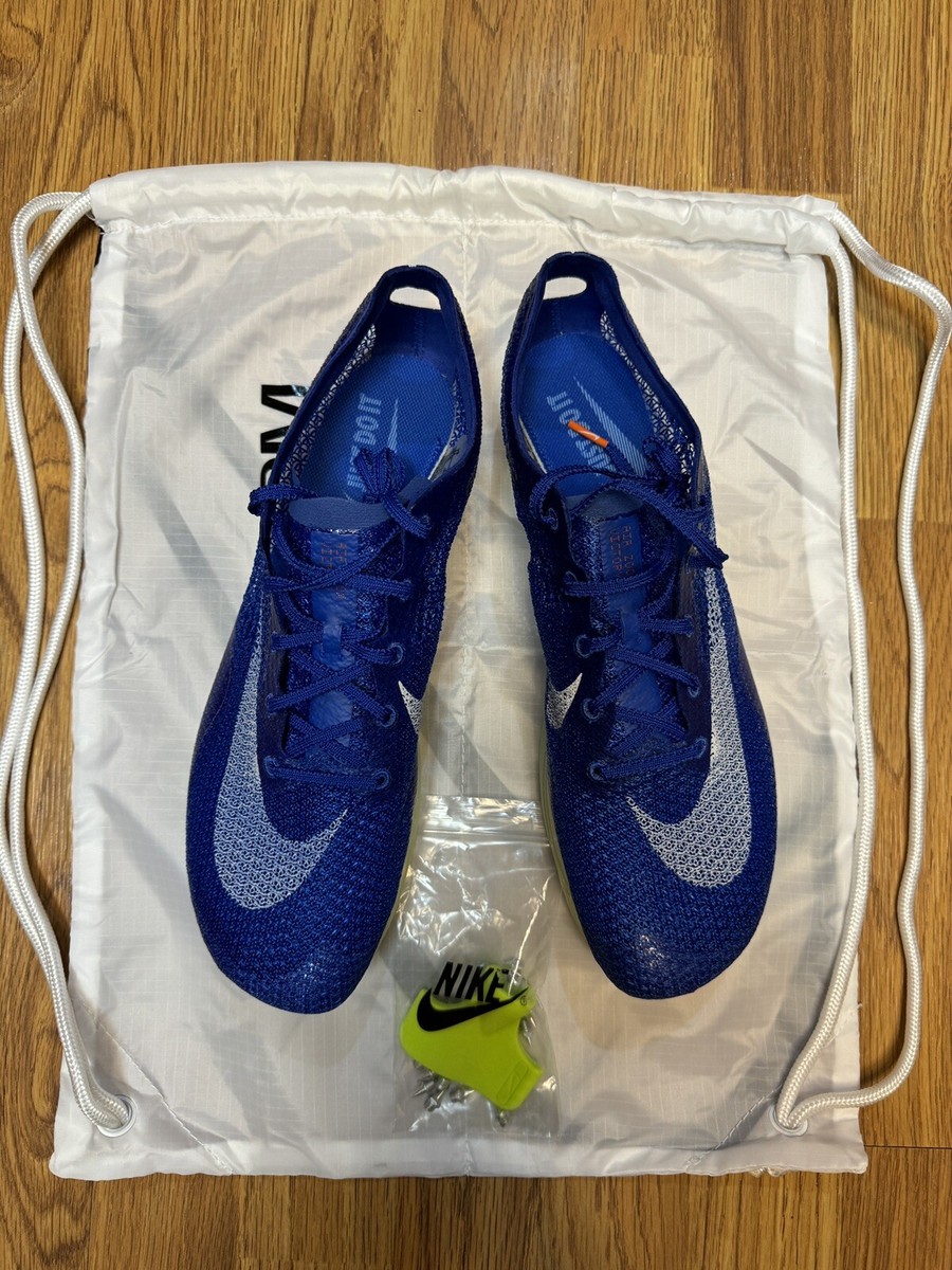 NIKE/ナイキ Zoom Victory Atomknit スパイク Nike Air Zoom Mens Victory Blue Track Spike Shoes Atomknit Size 11