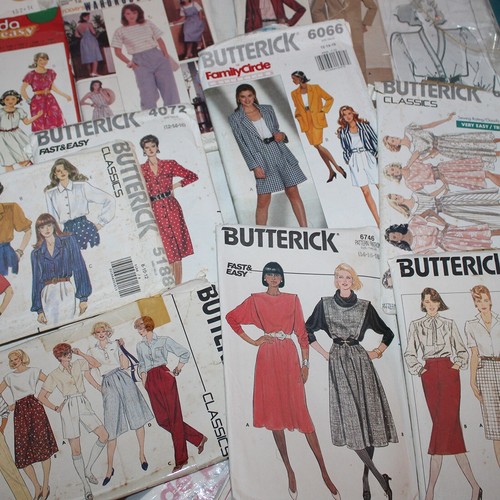 Gros lot de patrons vintages Butterick / Burda / Patrons France / Marie-Claire - Afbeelding 3 van 7