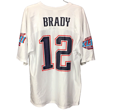 Tom Brady Super Bowl XLII 2007 Conference Champions Jersey Large
