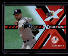 Derek Jeter X Potential Upper Deck X Baseball 2008 Card X-DJ New York Yankees
