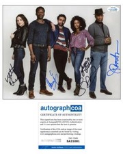"God Friended Me" Cast AUTOGRAPHS Signed 8x10 Photo - Brandon Micheal Hall +4
