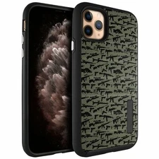 Case For [Apple iPhone 11 (6.1")][GRIP TACTICAL SET15] Hybrid Dual Layer