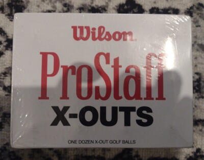 Wilson ProStaff X-outs 12 Bälle Neu versiegelt im Karton.