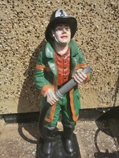 STANDING AMERICAN FIREFIGHTER DISPLAY FIGURE