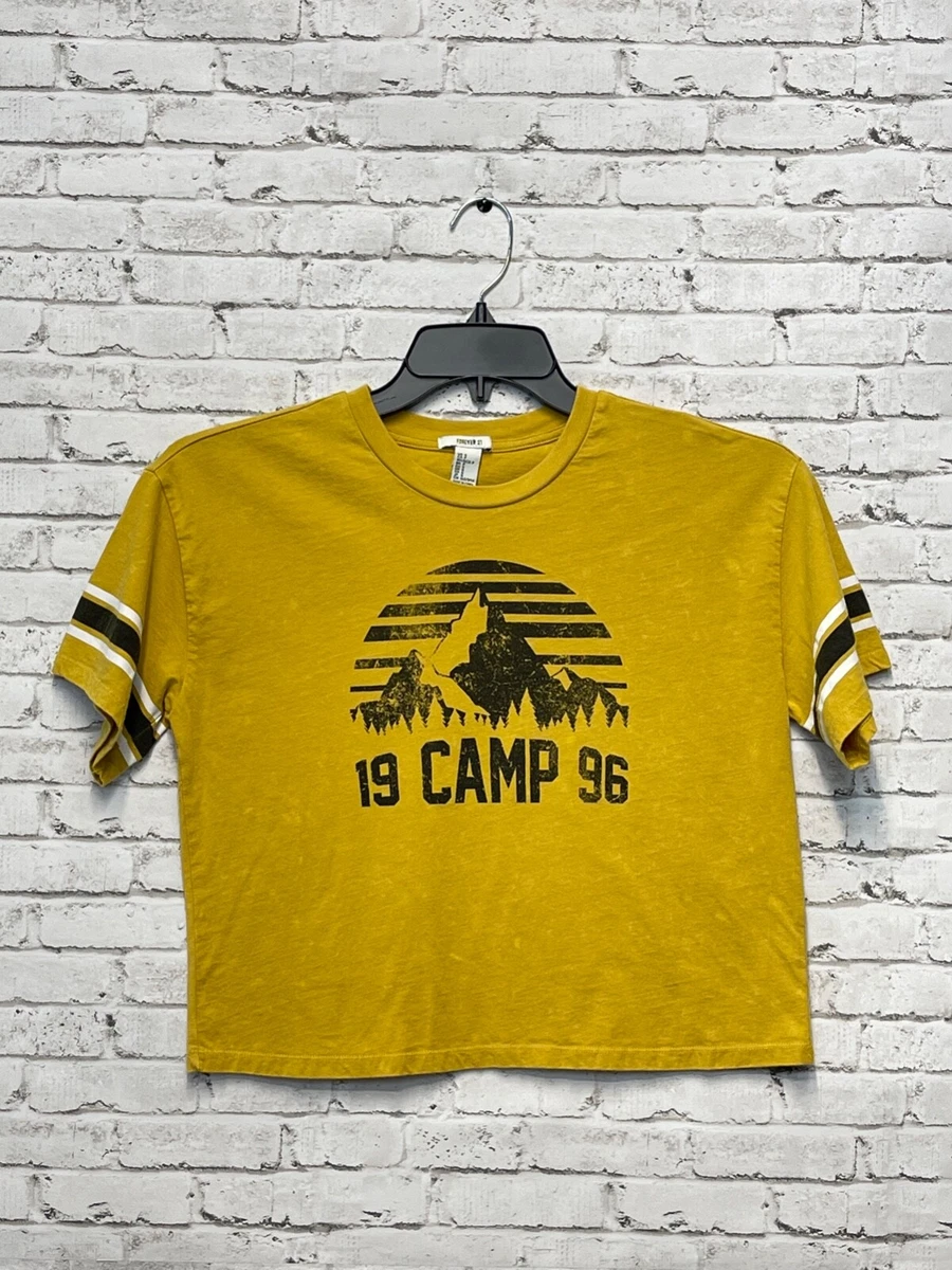 Forever 21 Mustard Yellow Women s Short Sleeves T Shirt Size Small S