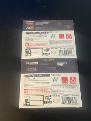 SWITCH LIMITED RUN #223 #224 ATARI RECHARGED COLLECTION 3 + 4 DUAL