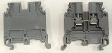 2 NEW ABB ENTRELEC M4/6 GREY TERMINAL BLOCKS NNB ***MAKE OFFER***