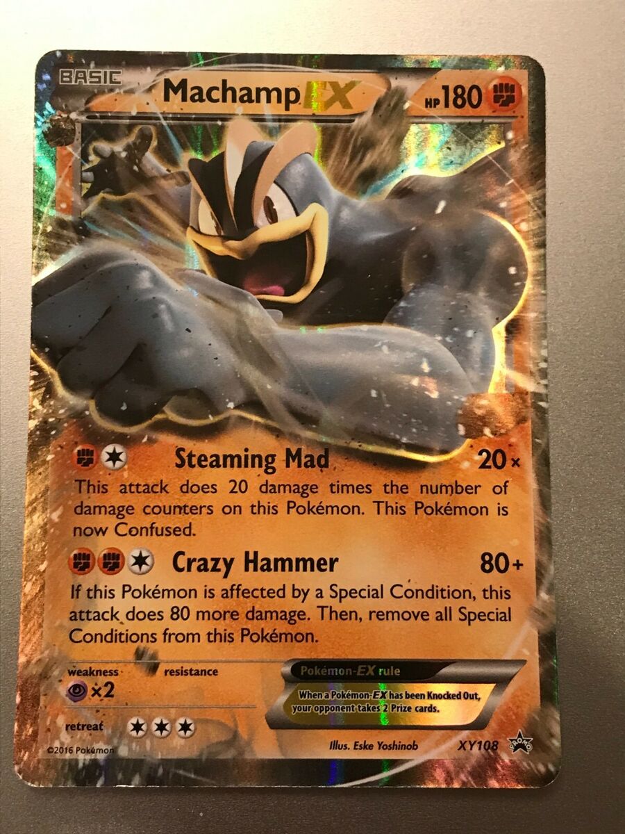 Pokémon Card Machamp EX XY108 Promo MINT | eBay Pokémon Card Machamp EX XY108 Promo MINT | eBay