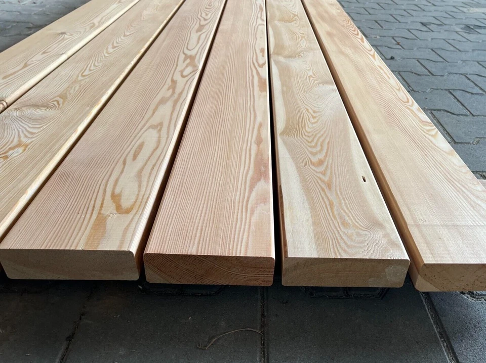 Terrassendielen Lärche Hartholz 45x140 mm Terrasse, Bodenbeläge - Bild 3 von 4