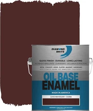 1 Gallon Oil Base Enamel Paint in Mahogany 32450-1
