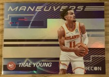 2020-21 Panini Recon TRAE YOUNG Maneuvers Insert #14 ATLANTA HAWKS