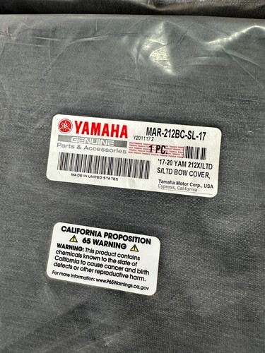 Yamaha Bow Cover 2017-2020 212X/ LTD S - NEW MAR-212BC-SL-17 - Picture 3 of 3
