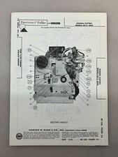 General Electric GE12 GE22 Service Manual Sams Photofact Free Shipping