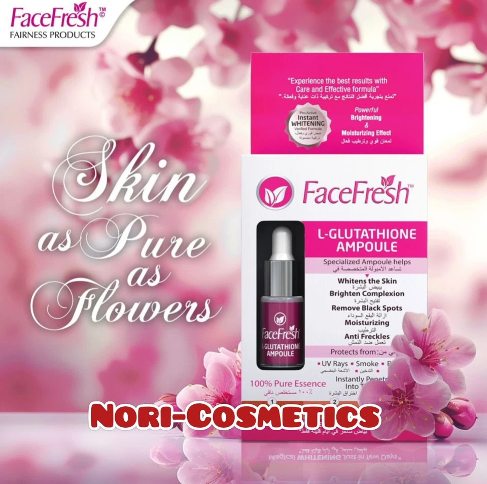 Ampolla de L-Glutatión Face Fresh Pro Active Fórmula Blanqueadora de Alta Resistencia/5ML Foto 2 de 2