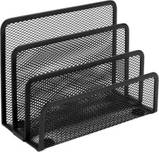 Black Wiremesh Letter Holder | Mail Sorter | Post Rack | Envelope Organiser | Do