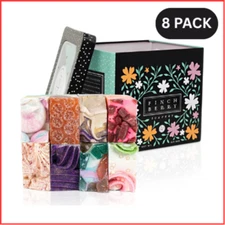 BAR SOAP Natural Shea Coconut Oil Rich Scents Lush Lather 8 Pack FINCHBERRY