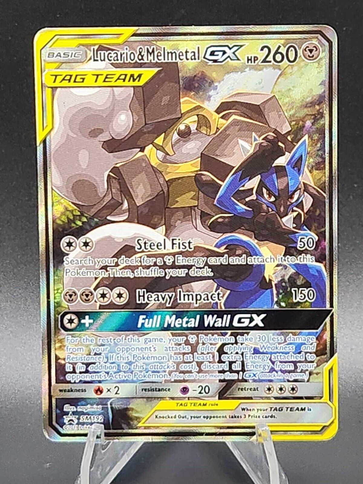 NEW Pokemon Cards Lucario VMAX 460 Gold Metal shiny Pokémon Card Tcg Kids  Gift