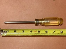 Craftsman Clear / Blue Handle Phillips #2 Screwdriver 41295 N WF Made in USA
