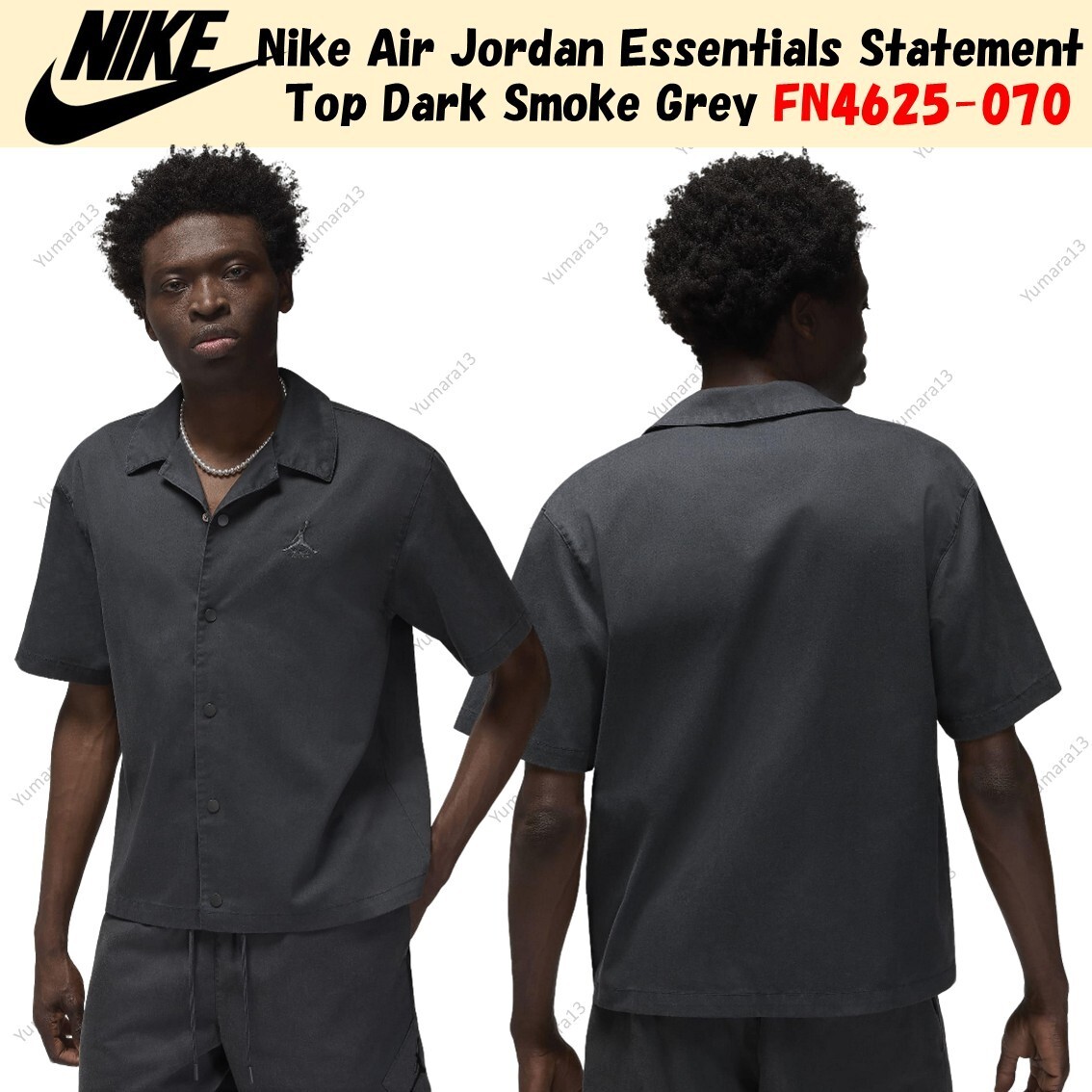 Nike Air Jordan Essentials Statement Top Dark Smoke Grey