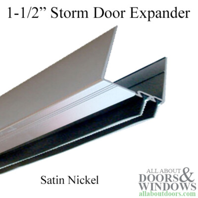Andersen Door Sweep 1.5 Inch Storm Door Expander Satin Nickel 35