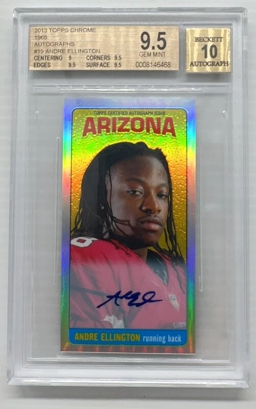 Andre Ellington Topps Chrome 1965 Tall Boy #19 Base