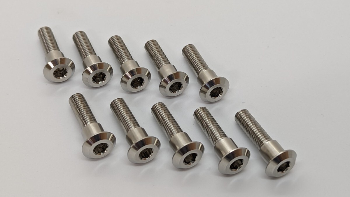 Suzuki SV 1000 Stainless steel front brake disc bolts 03-07 rotor