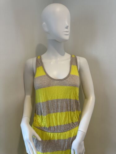 Joie Women's Yellow Dress Yellow Striped Maxi Dress Size Small - Picture 2 of 13
