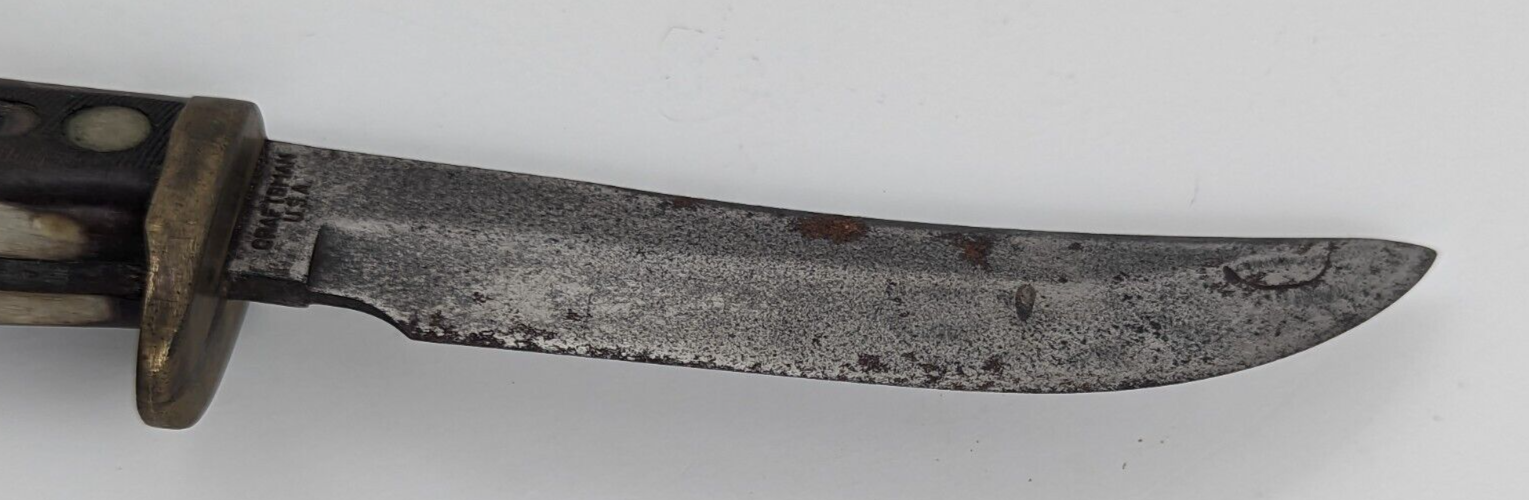 Vintage Craftsman Fixed Blade Hunting Knife eBay