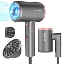 Secadora De Cabello Pelo Iónico Con Difusor Para Rizos Mujer Profesional 1800W