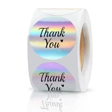 Thank You Stickers | Thank You Stickers for Small Business | 500 Self-Adhesive 