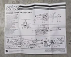 2000 GI Joe Locust Assault Copter XH-1 Vehicle - BLUE PRINTS