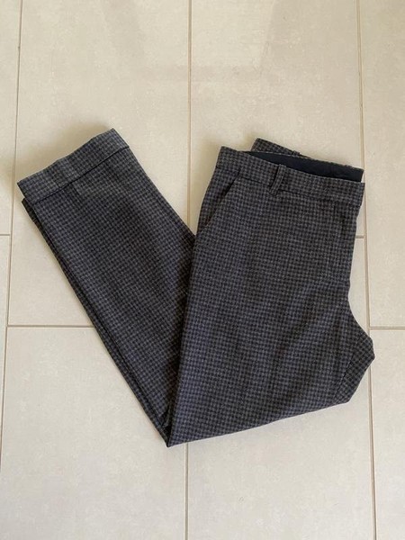 Women Alberto Aspesi Trousers Grey Wool 42 / XL /