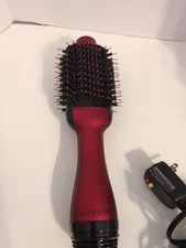 Revlon One-Step Hair Dryer & Volumizer Brush Red RVDR5222 TESTED WORKS GREAT