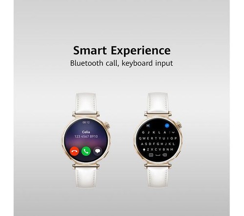 Huawei Watch GT 5 Smartwatch 41mm Gold White Leather Health GPS Bluetooth - 第 3/6 張圖片