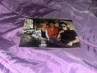 photo cardboard Autograph Dedication Thomas Dutronc Jacques Francoise Hardy