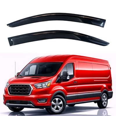 KPY Rain Guards Fit for 2014-2026 Ford Transit, Out-Channel Window Visors Vent