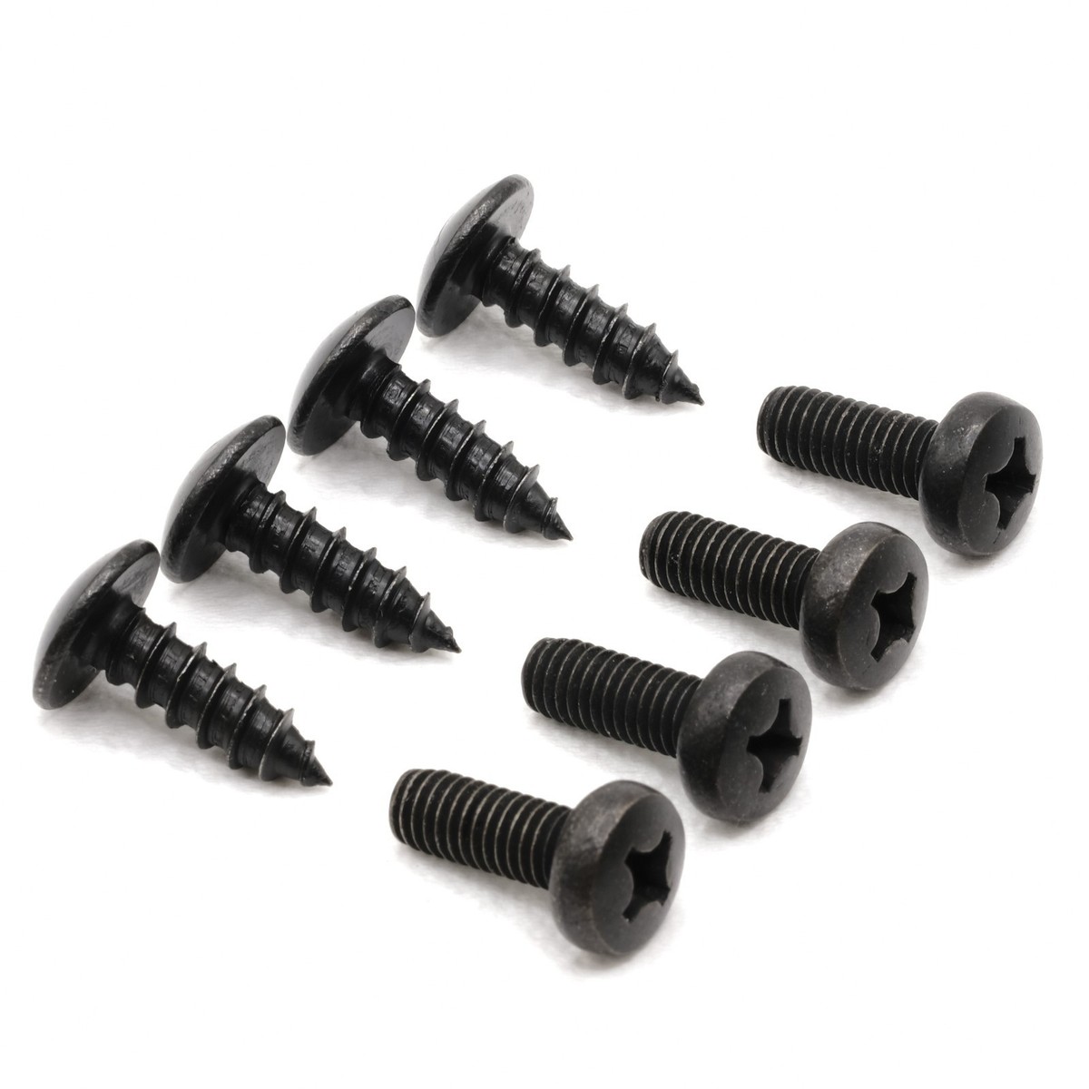 Stainless Screws for Nissan Xterra License Plates (Set of 8, Black