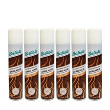 Batiste Colour Dry Shampoo Dark Hair with no white residue 200ML 6 pack -express