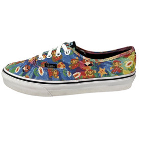 Nintendo X VANS Authentic Super Mario Bros NES Canvas Shoes Wmns 7 Men's 5.5