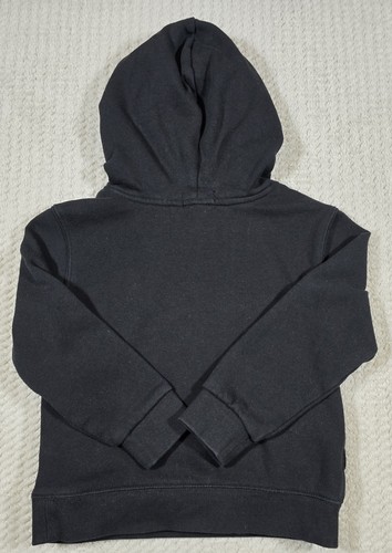 Polo Ralph Lauren Polo Bear Fleece Hoodie Kids Sz 5 Black Graphic Pullover READ - Picture 3 of 10