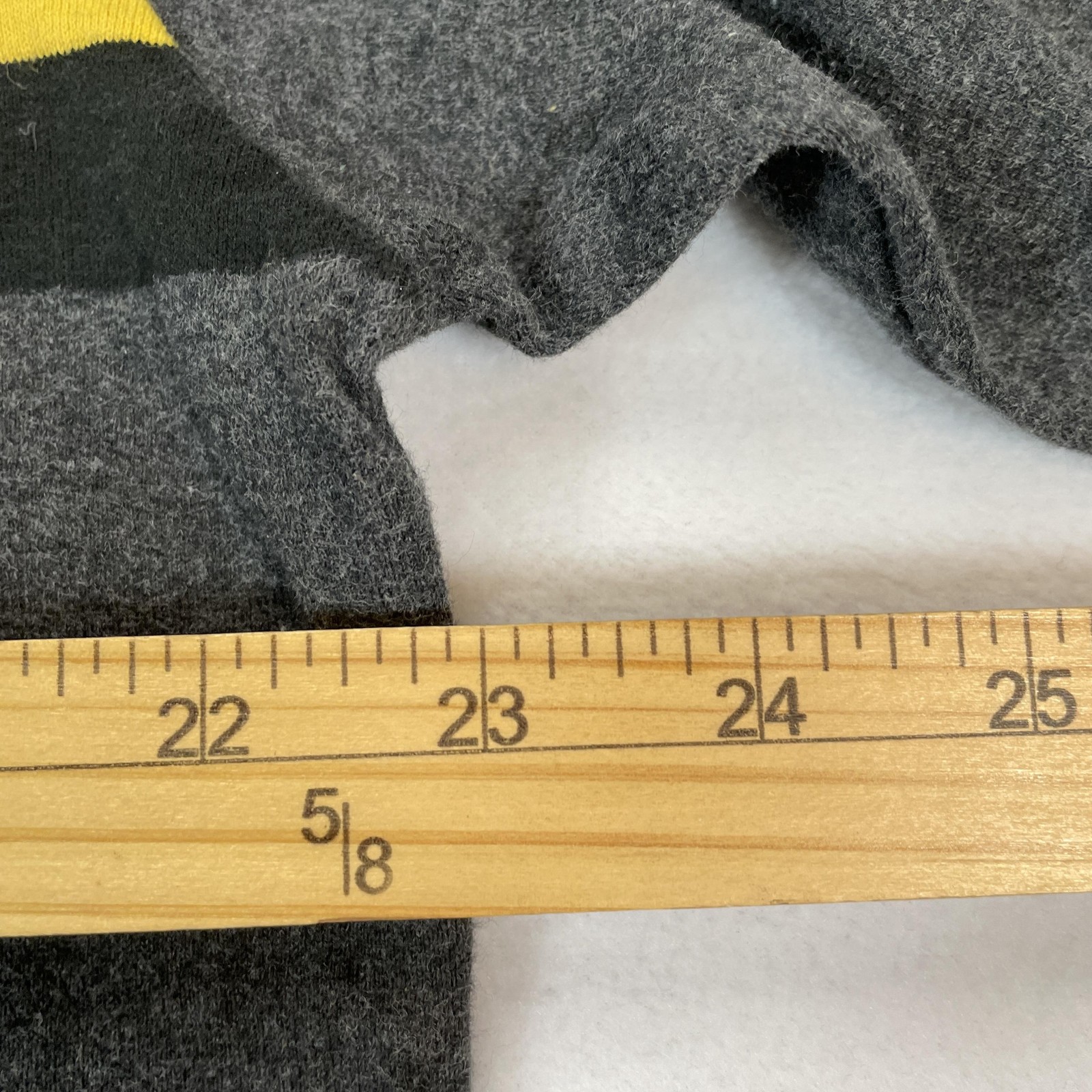 Polo Sport Ralph Lauren Sweatshirt Mens Large Gray Stripe Crewneck 100percent Cotton image 9