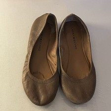 Lucky Brand Emmie Women's Ballet Flats Shoes Leather Casual Slip-On Size 7M